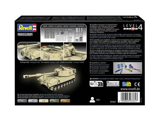 Maquette militaire : Char M109 A2 1/72 - Revell 03361 3361
