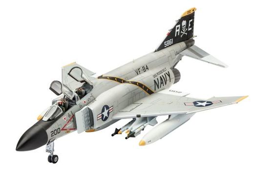 Maquette avion militaire F-4J Phantom US navy 1:72 - Revell 03941, 3941