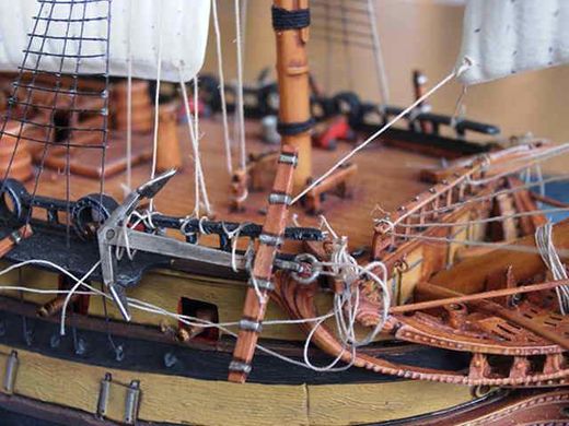 Coffret de modélisme de voilier : Starter Kit Le Glorieux 1/150 - Heller 58889