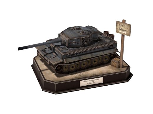 Véhicule militaire en Puzzle 3D : Tiger I - Tank allemand - Revell 00252
