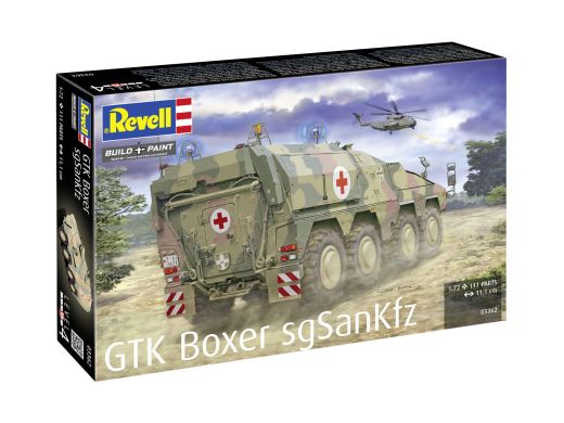 Maquette militaire : Véhicule blindé Boxer sgSanKfz 1/72 - Revell 03362 3362