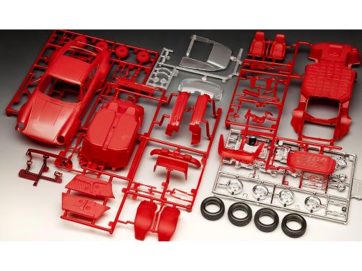 Coffret cadeau maquette : Porsche 911 Turbo (50 ans) 1/24 - Revell 05634 5634