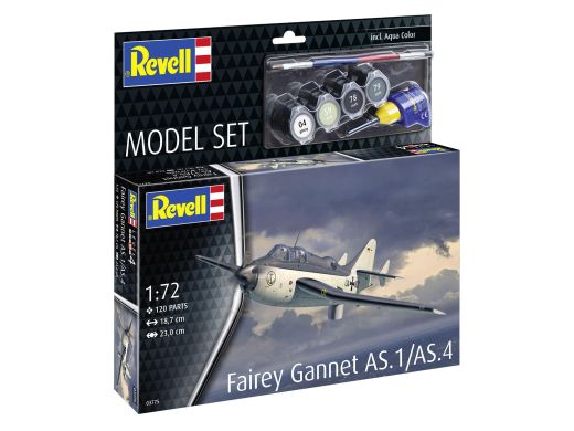 Maquette avion anglais : Model set Fairey Gannet AS.1/AS.4 1/72 - Revell 63775