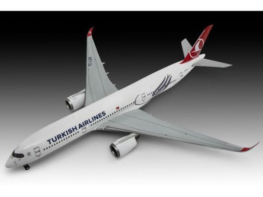 Maquette avion civil : Airbus A350-900 "Turkish Airlines" 1/144 - Revell 03773 3773