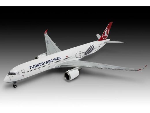 Maquette avion civil : Airbus A350-900 "Turkish Airlines" 1/144 - Revell 03773 3773