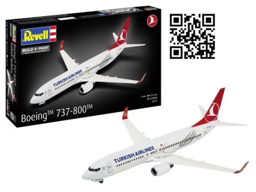 Maquette avion civil : Boeing 737-800 "Turkish Airlines" 1/144 - Revell 03772  3772