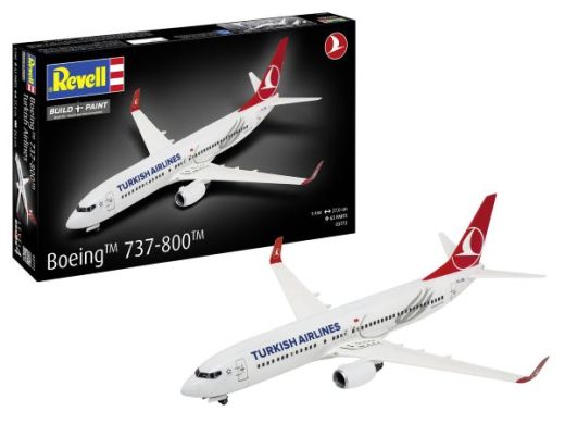 Maquette avion civil : Boeing 737-800 "Turkish Airlines" 1/144 - Revell 03772  3772