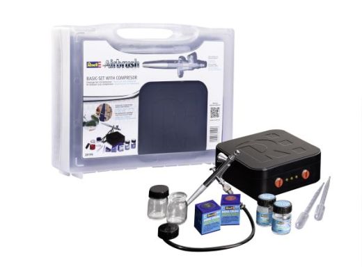 Accessoires modélisme : New Basic Airbrush set - Revell 39195