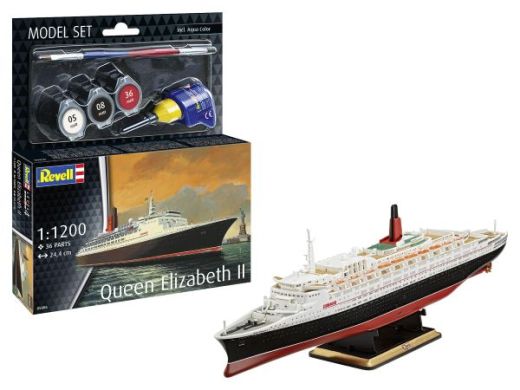 Maquette Model set : Queen Elizabeth II 1/1200 - Revell 65806