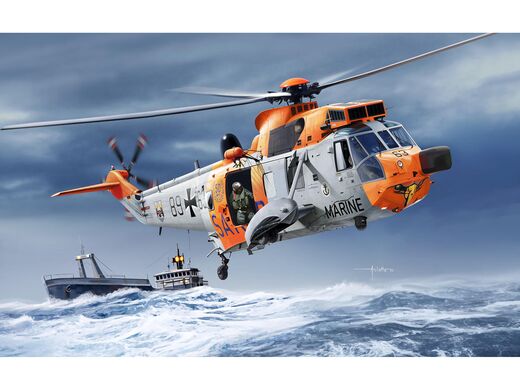 Maquette hélicoptère : Model set Westland Sea King Mk. 41 1/72 - Revell 63785