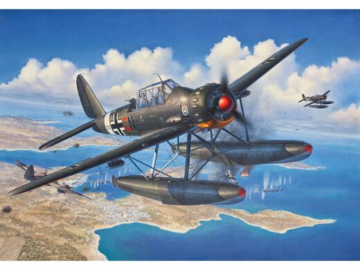Maquette avion militaire : Arado Ar196A-3 Seaplane 1/32 - Revell 03787 3787