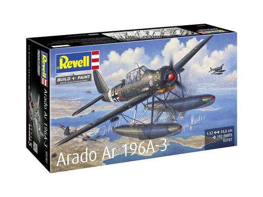 Maquette avion militaire : Arado Ar196A-3 Seaplane 1/32 - Revell 03787 3787