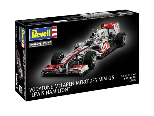 Maquette de voiture : Vodafone McLaren Mercedes MP4-25 L. Hamilton 1/24 - Revell 07096