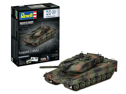 Maquette tank : 70 ans de la Bundeswehr - Leopard 2 A6A2 Édition exclusive 1/35 - Revell 05631