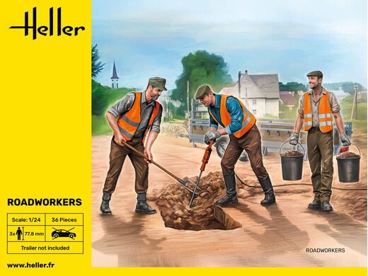 Figurines : Ouvriers 1/24 - Heller 82754