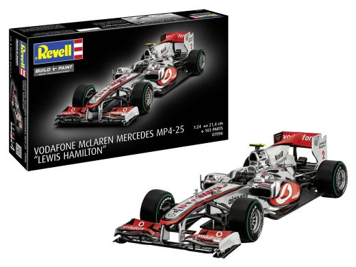 Maquette de voiture : Vodafone McLaren Mercedes MP4-25 L. Hamilton 1/24 - Revell 07096