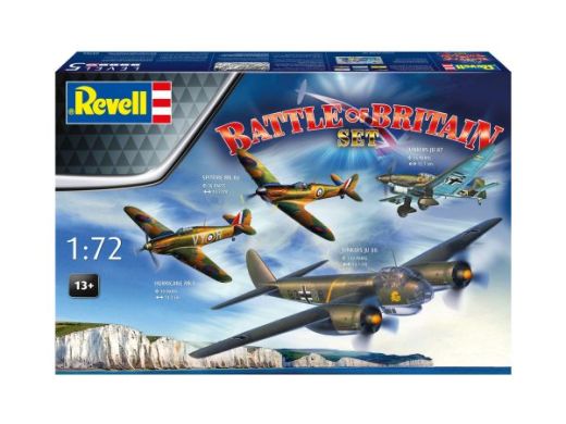 Maquette avions militaires : Bataille d'Angleterre (85e Anniversaire) 1/72 - Revell 03766 3766