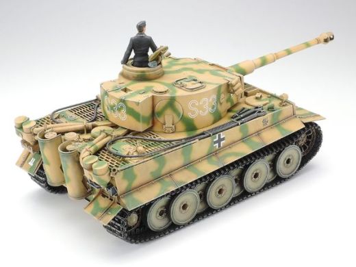 Maquette militaire : Char d'assaut allemand Tiger I - 1/35 - Tamiya 35216