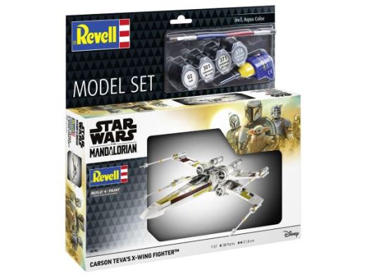 Maquette Star Wars : Model set The Mandalorian : X-wing of Carson Teva 1:57 - Revell 66790