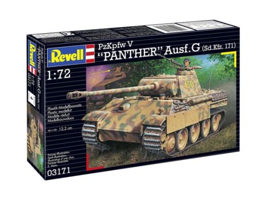 Maquette tank WWII :  PzKpfw V Panther Ausf.G (Sd.Kfz. 171 1/72 - Revell 3171 03171