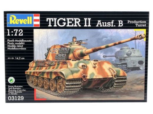 Maquette tank WWII :  Tiger II Ausf. B 1/72 - Revell 3129 03129