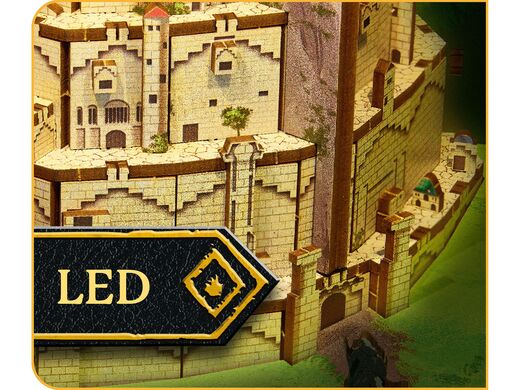 Serre-livres Bois : Tiny Adventures - Le Seigneur des Anneaux "Minas Tirith" - Revell 00536