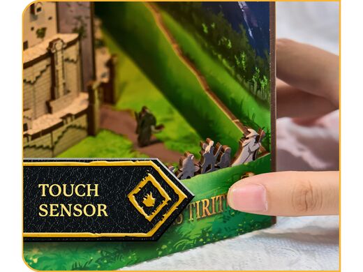 Serre-livres Bois : Tiny Adventures - Le Seigneur des Anneaux "Minas Tirith" - Revell 00536