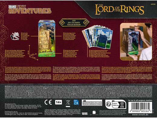 Serre-livres Bois : Tiny Adventures - Le Seigneur des Anneaux "Minas Tirith" - Revell 00536