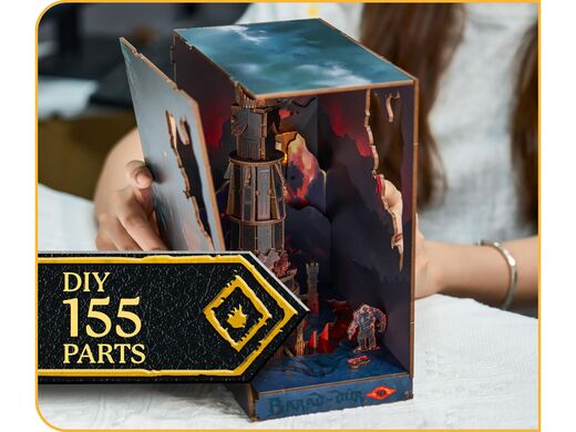 Serre-livres Bois : Tiny Adventures - Le Seigneur des Anneaux "Barad-Dûr" - Revell 00537