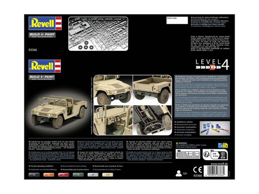 Maquette militaire : Model set HMMWV M109 7A2 1/35 - Revell 63366