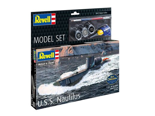 Coffret cadeau maquette sous-marin militaire : U.S.S. Nautilus 1/305 - Revell 65184
