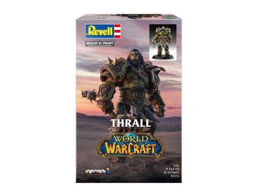 Coffret cadeau : Figurine World of Warcraft "The Orc Thrall" 1/16 - Revell 03516 3516