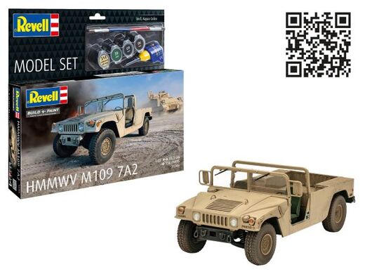 Maquette militaire : Model set HMMWV M109 7A2 1/35 - Revell 63366