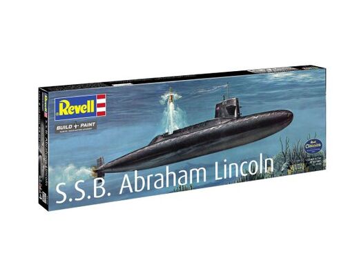 Maquette sous-marin militaire : S.S.B. Abraham Lincoln - Revell 05185 5185