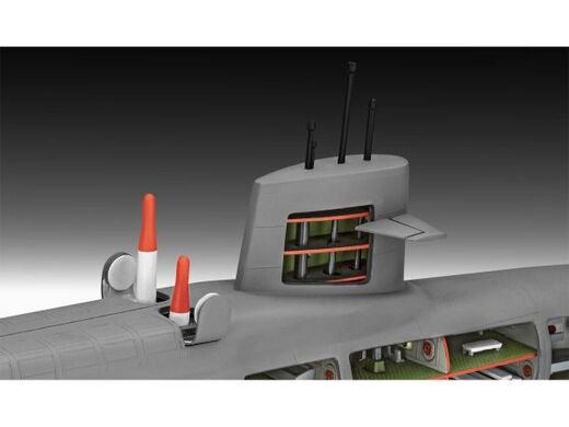 Maquette sous-marin militaire : S.S.B. Abraham Lincoln - Revell 05185 5185