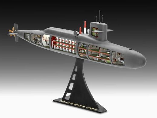 Maquette sous-marin militaire : S.S.B. Abraham Lincoln - Revell 05185 5185