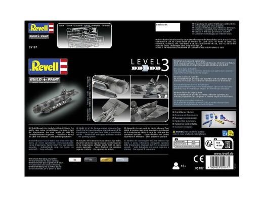 Maquette militaire : Sous-marin allemand Type Molch 1/72 - Revell 05187 5187