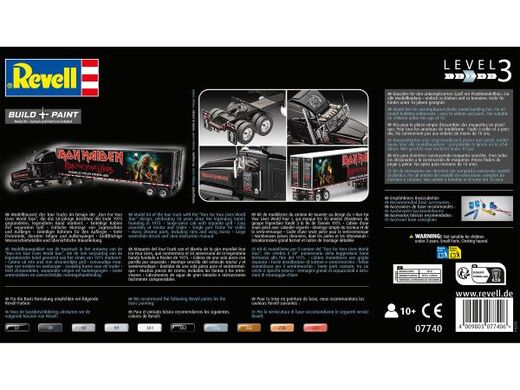 Maquette camion : Tour Truck "Iron Maiden" 1/32 - Revell 07740 7740