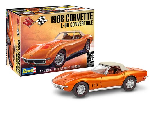 Maquette de voiture : '68 Corvette® L/88 Convertible 2'N1 1/25 - Revell 14572