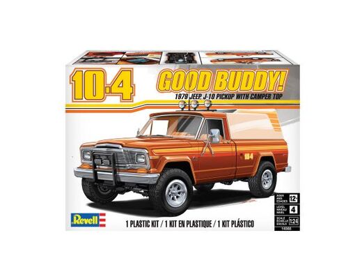Maquette Revell 1/24 - 79 Jeep® J-10 Pickup with Camper Top - Revell 14577Maquette Revell 1/24 - 79 Jeep® J-10 Pickup with Camper Top - Revell 14577