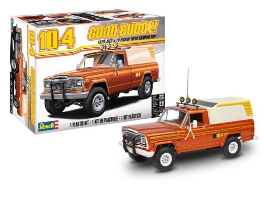 Maquette Revell 1/24 - 79 Jeep® J-10 Pickup with Camper Top - Revell 14577