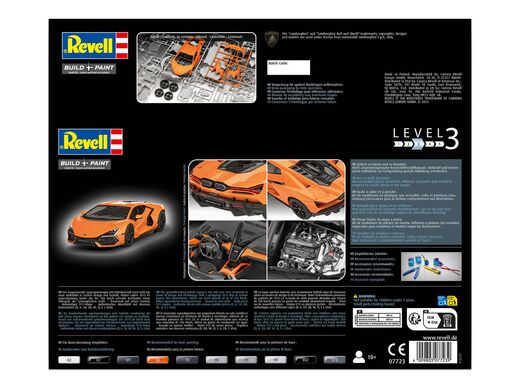 Découvrez la maquette Lamborghini Revuelto de Revell, référence 07723, à l'échelle 1/24,