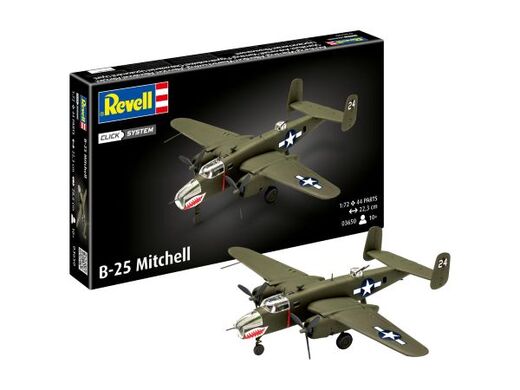 Maquette militaire : B-25 Mitchell - 1:72 - Revell 03650, 3650