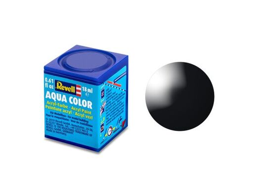 Revell 36107 - Noir brillant : Peinture acrylique