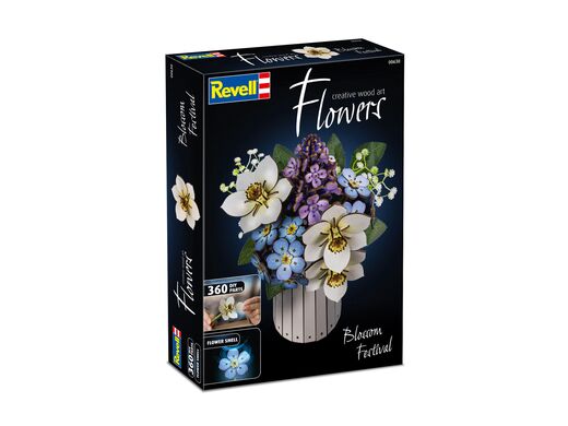 Maquette en bois pour débutant : Fleurs en Bois : Festival fleuri - Revell 00630
