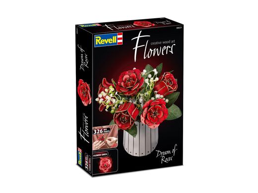 Maquette en bois pour débutant : Fleurs en Bois : Rêve de Roses - Revell 00631