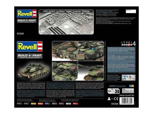 Maquette militaire : Tank Leopard 2A7A1 1/35 - Revell 03360 3360