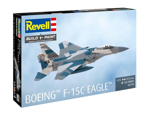 Maquette avion de combat monoplace : Boeing F-15C Eagle 1/72 - Revell 03778