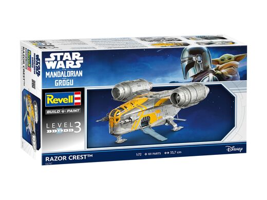 Maquette Star Wars : The Mandalorian and Grogu: Razor Crest 1/72 - Revell 06747