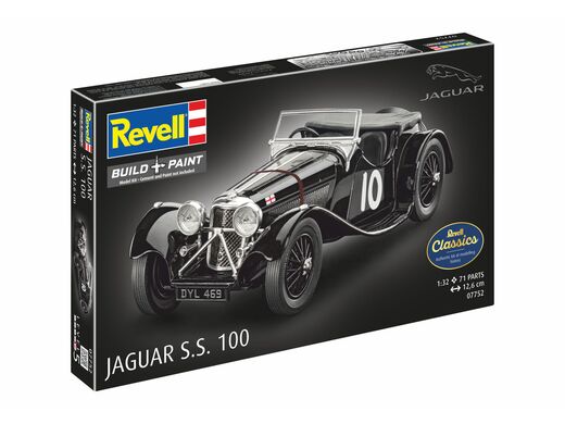 Maquette voiture : Jaguar SS 100 1/32 - Revell 07752